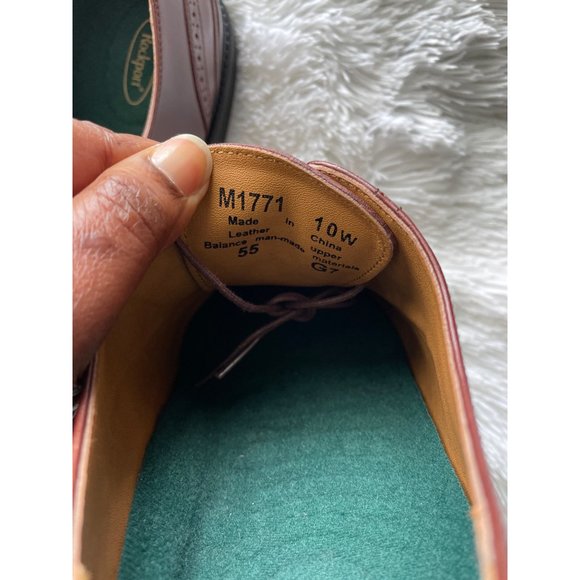 ROCKPORT NWOB Wingtip Oxford Shoe Brown Size 10W